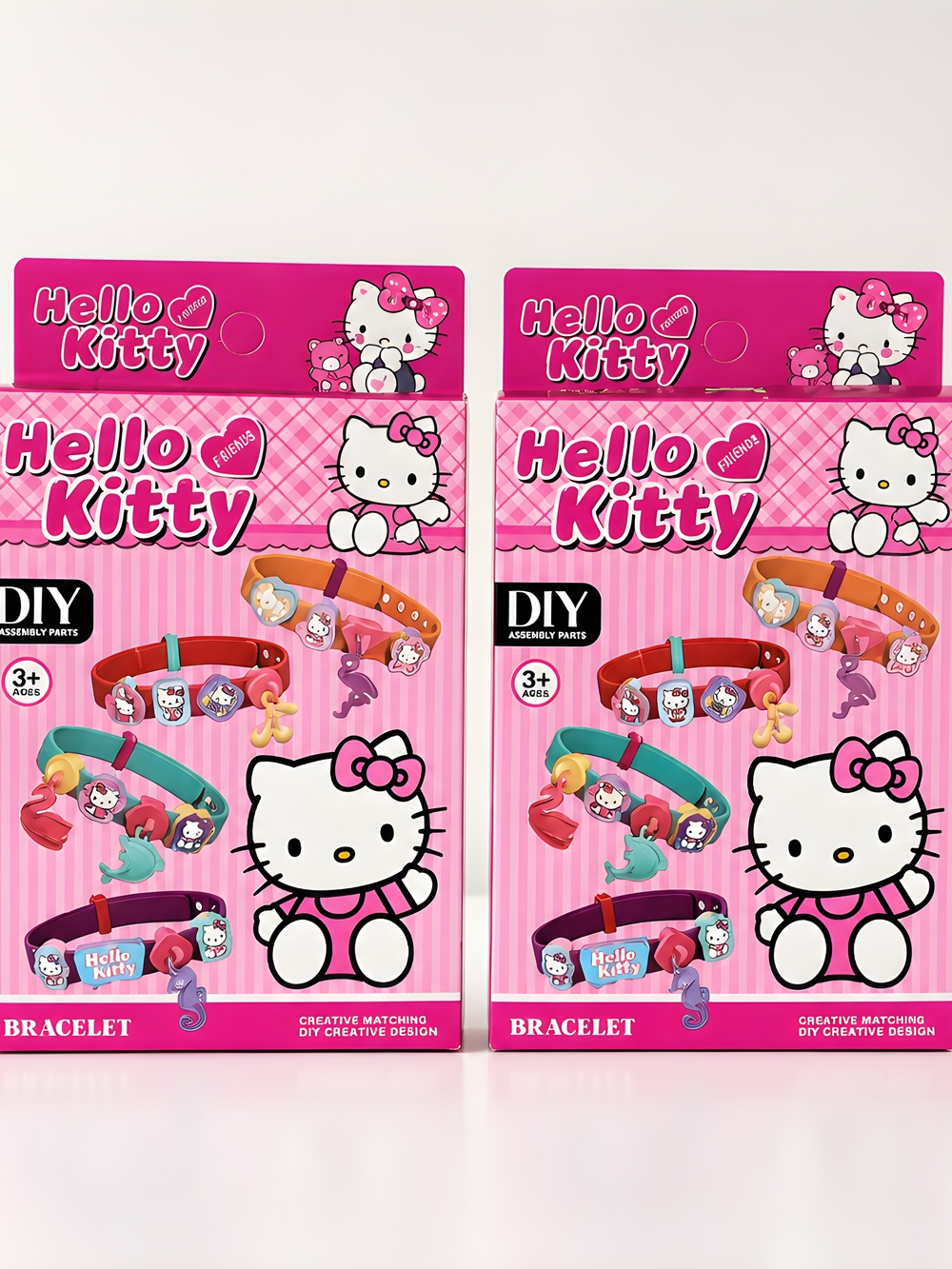 Hello Kitty Pink DIY Bracelet Craft Kit Set